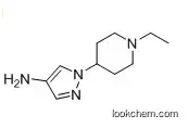 Molecular Structure of 1246551-22-3 (1-(1-ethylpiperidin-4-yl)-1H-pyrazol-4-amine)